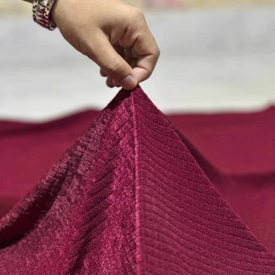 Honeycomb Maroon Red